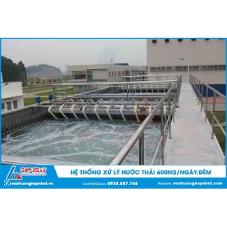 Specs of wastewater remedy system 600m3