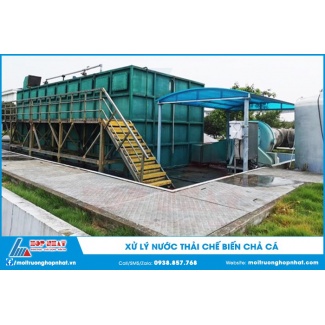 Therapy of fish ball processing wastewater