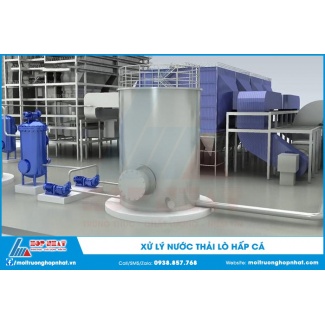 Fish steamer wastewater therapy